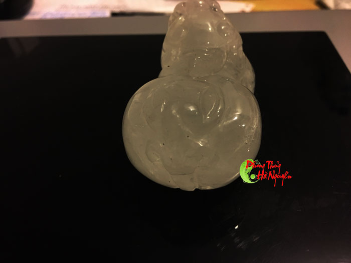 tỳ hưu đá thạch anh trắng